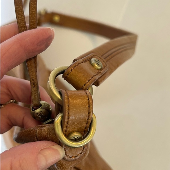 HOBO AVON LEATHER SIDE POCKET BROWN SHOULDER BAG - Picture 6 of 14